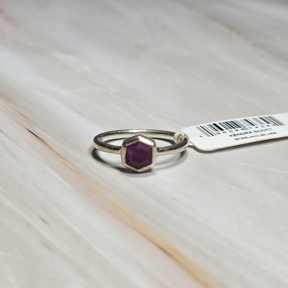 NEW Kendra Scott Davie Band Ring Sterling Size 4